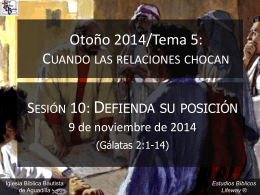 defienda_su_posicion_110914 - Iglesia Bíblica Bautista de Aguadilla