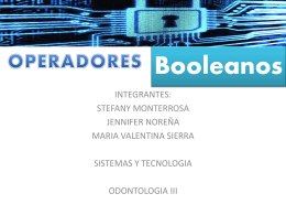 OPERADORES Booleanos