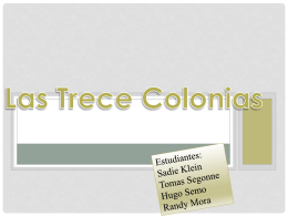 Las Trece Colonias - LaPazColegio2014-2015