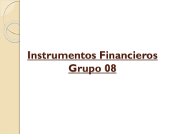 Instrumentos Financieros GT19 Equipo 8