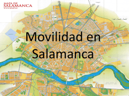 Movilidad en Salamanca - Lucía Q, Laura C. y Cintia EN ESPAÑOL