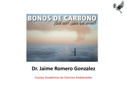 Bonos de carbono - J Romero - ambiental-uacj