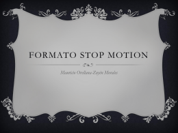 Formato Stop Motion