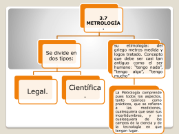 metrologia (aseguramiento)