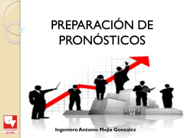 SESION 3. PREPARACION DE PRONOSTICOS