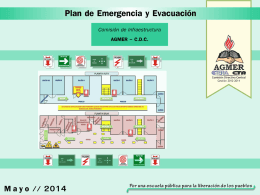 plan de emergencia y evacuación