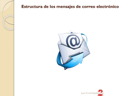 5.- Estructura de los mensajes de correo electrónico