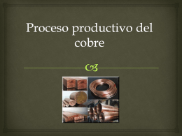 Proceso productivo del cobre