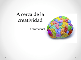 A cerca de la creatividad - Homero Rodriguez Insuasti