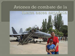 Aviones de combate de la fuerza española