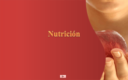 Presentación de nutricion