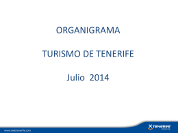 ORGANIGRAMA TURISMO DE TENERIFE