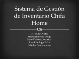 Sistema de Gesti_n de Inventario Chifa Home