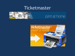 Ticketmaster Print at home