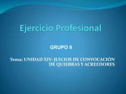 Ejercicio Profesional - CLASES DE CONTABILIDAD Y AUDITORIA