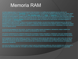 memoria RAM - WordPress.com