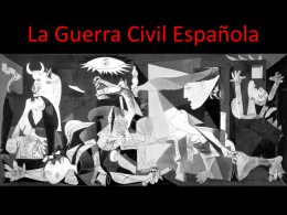 Powerpoint on "La Guerra Civil Española"