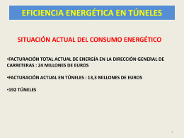 Eficiencia energética en túneles mayo 2013