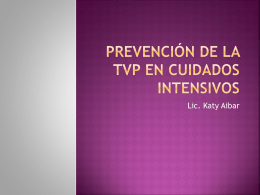 Prevencion de la TVP