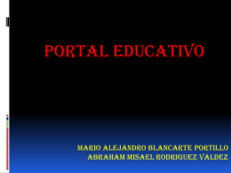 5.-Presentación portal educativo