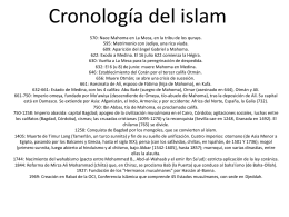 Cronología del islam