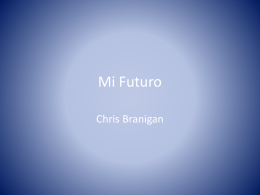 Mi Futuro - Chris-Branigan