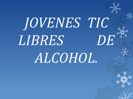 JOVENES LIBRES DE ALCOHOL.
