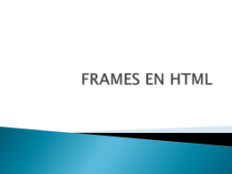 FRAMES EN HTML