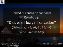 salmos - Iglesia Bíblica Bautista de Aguadilla