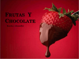Fresas Chocolate
