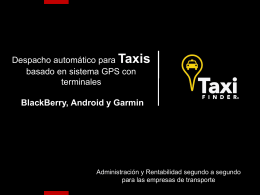 para las empresas de taxis