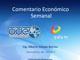 Gala TV. Aguascalientes Abril