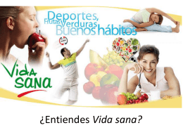 PowerPoint_Intro to La vida sana