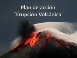plan de acción” Erupción Volcánica”