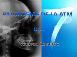 Patologias De La Articulacion Temporomandibular.ppt