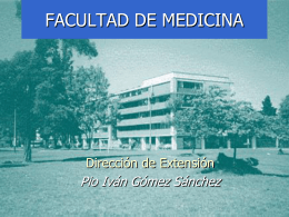 extensión - Facultad de Medicina
