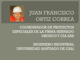 JUAN FRANCISCO ORTIZ CORREA