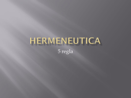 HERMENEUTICA - Iglesia TFM