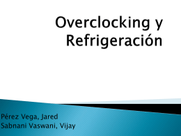 Overclocking y RefrigeraciÃ³n