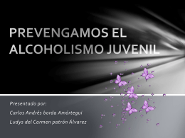 PREVENGAMOS EL ALCOHOLISMO JUVENIL - grafiluu60