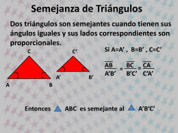 Geo 18 semejanza de triángulos