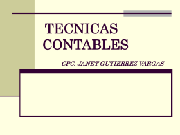 TECNICAS CONTABLES - Jgutierrez1901`s Blog | Just