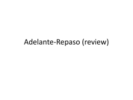 Adelante-Repaso (review)