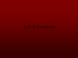 Jack el Destripador - Historia en 1º Bachiller