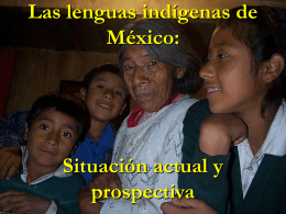 Las lenguas maternas de México