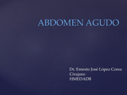 ABDOMEN AGUDO - clasesmedicina