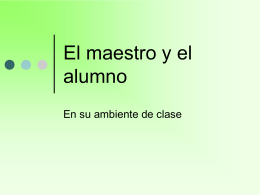 El maestro - Universidad Veracruzana