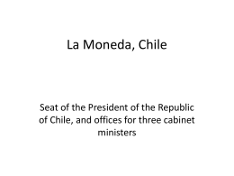 La Moneda, Chile