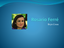 Rosario Ferré - CSWSpanish