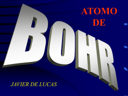 ATOMO DE BOHR - INTEF